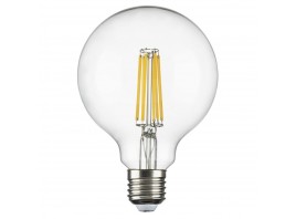 Лампа светодиодная филаментная Lightstar E27 8W 4000K прозрачная 933004