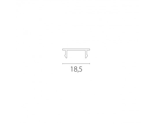 Экран декоративный (1м) к треку 5040xx-(F)/(R) Quattro Lightstar 504007-FR