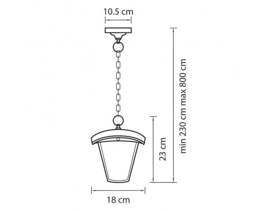 Уличный светодиодный светильник Lightstar Lampione 375070