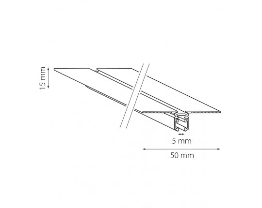 Шинопровод встраиваемый Lightstar Linea 506327
