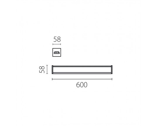Светильник линейный 24W Trito Lightstar 456247