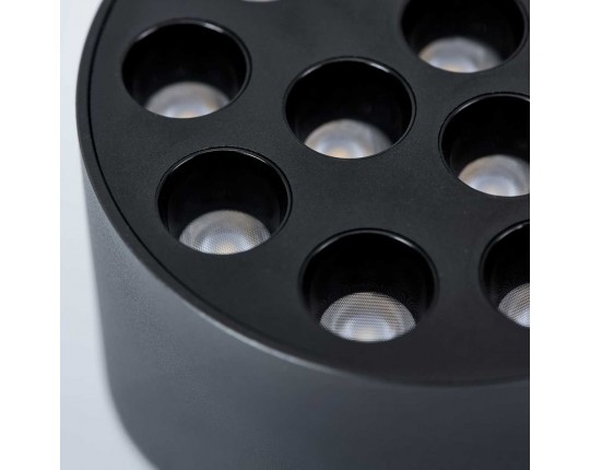 Светильник потолочный 9W 750LM 4000K, черный Guarda Lightstar 080947