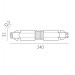 Соединение гибкое к треку 5040xx-(F)/(R) Quattro Lightstar 504157-FR