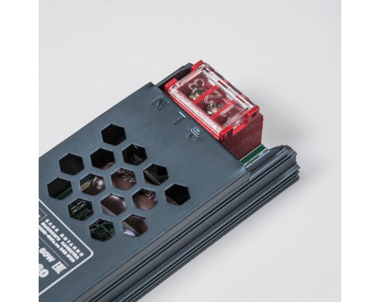 Тросовая система 5м и блок питания на 60W (max мощность ленты 11W/метр) Corda Lightstar (418005+418990+424060) 60CORDA5