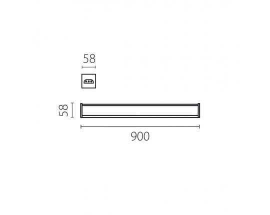 Светильник линейный 36W Trito Lightstar 456367