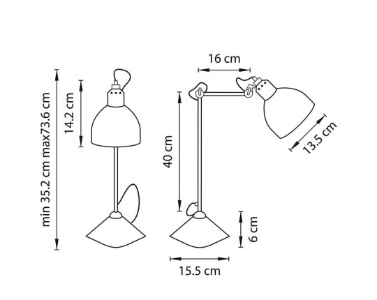 Настольная лампа Lightstar Loft 865914