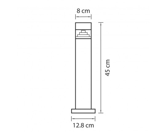 Уличный светодиодный светильник Lightstar Raggio 377907