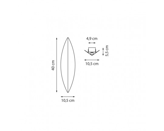 Настенный светильник Lightstar Muro Foglia 808674