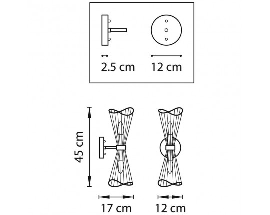 Бра Lightstar Zeta 728623