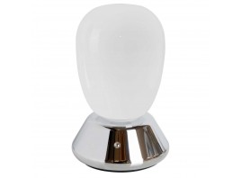 Настольная лампа диммируемая 10W 3000K матовый/хром Uovo III Lightstar 807914