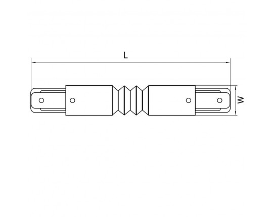 Коннектор гибкий Lightstar Barra 502157