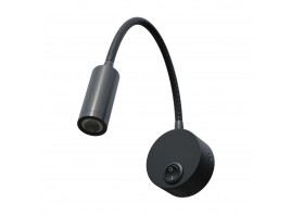 Бра 3W 155LM 4000K, черный Omega Lightstar 200247