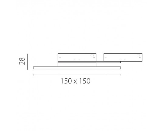 Светильник отраженного света 24V 5W 200° 3000K, медь Linea Lightstar 236131Q