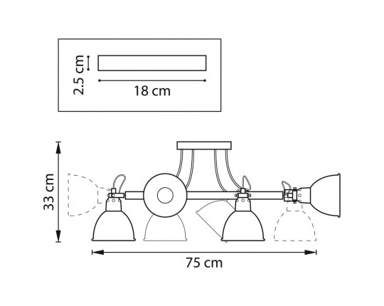 Потолочная люстра Lightstar Acrobata 761063