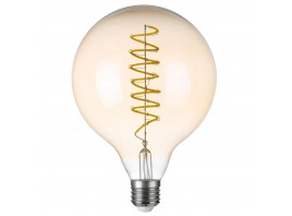 Лампа светодиодная филаментная Lightstar LED Filament E27 8W 3000K груша янтарная 933302