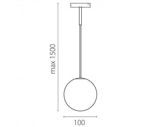 Светильник подвесной 24V 6W 180° 3000K, черный/белый матовый Linea Lightstar 206837