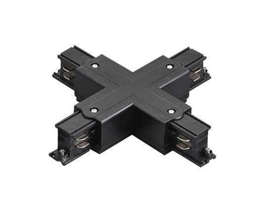 Соединение крестовое с подводом питания к треку 5040xx-(F)/(R) Quattro Lightstar 504147-FR