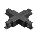 Соединение крестовое с подводом питания к треку 5040xx-(F)/(R) Quattro Lightstar 504147-FR