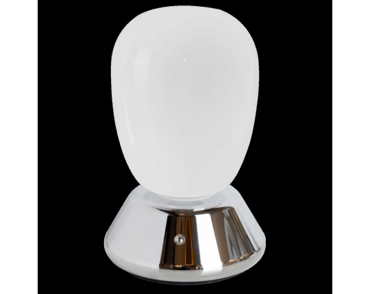 Настольная лампа диммируемая 10W 3000K матовый/хром Uovo III Lightstar 807914