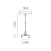 Подвес скрытый тип D треку 5040xx-(F)/(R) 5 м Lightstar Quattro 504196-FR2