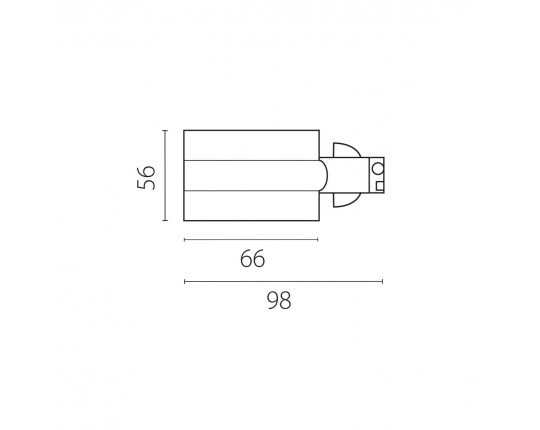 Питание боковое встраиваемое к треку 5030xx-R Quattro Lightstar 503116-RPS Питание боковое встраиваемое к треку 5030xx-R Quattro Lightstar 503116-RPS
