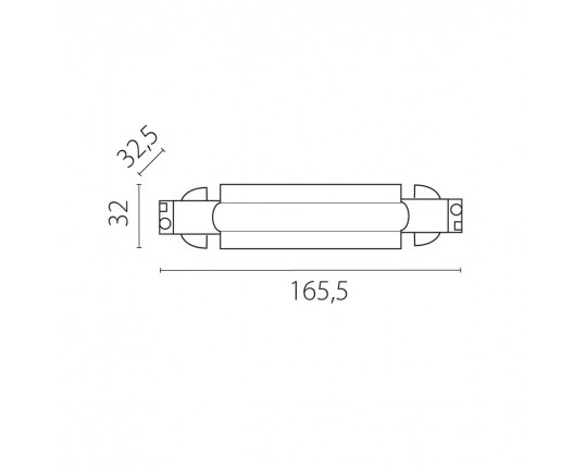 Питание центральное к треку 5040xx-(F)/(R) Quattro Lightstar 504187-FRPS