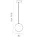 Светильник подвесной 24V 3W 90LM 180° 3000K, черный/белый матовый Linea Lightstar 206737