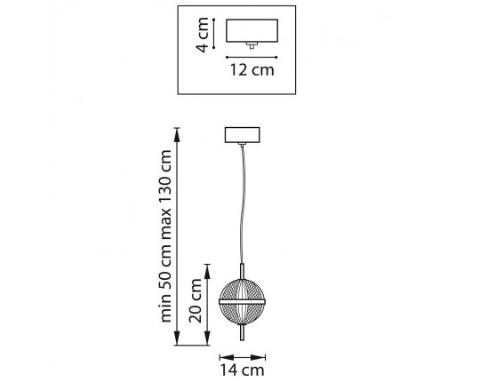 Подвесной светодиодный светильник Lightstar Acrile 738023
