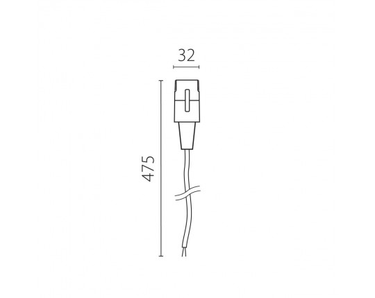 Подвод питания Lightstar Due Hermes 510117