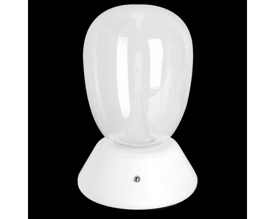 Настольная лампа диммируемая 10W 3000K прозрачный/белый Uovo III Lightstar 807906 Настольная лампа диммируемая 10W 3000K прозрачный/белый Uovo III Lightstar 807906