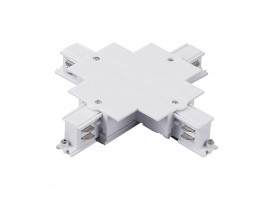 Соединение крестовое встраиваемое с подводом питания к треку 5030xx-R Quattro Lightstar 503146-R
