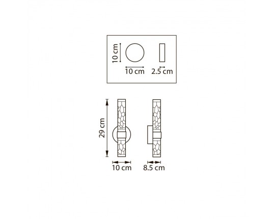 Бра Lightstar Acrile 737662