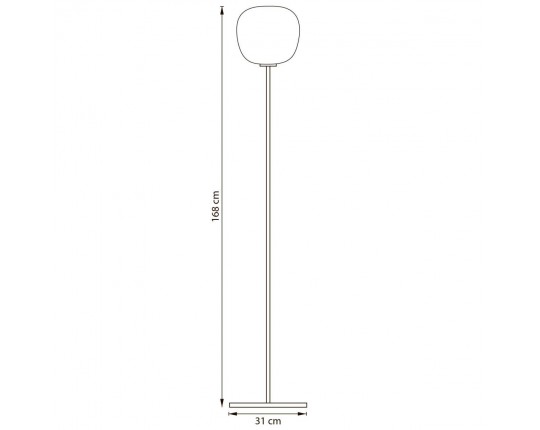 Торшер 1x12W(led) E27 белый/матовый Grazia Lightstar 608716