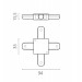 Соединитель X-образный однофазный к 50202X-P, 50203X-P Lightstar Barra 502147-P Соединитель X-образный однофазный к 50202X-P, 50203X-P Lightstar Barra 502147-P