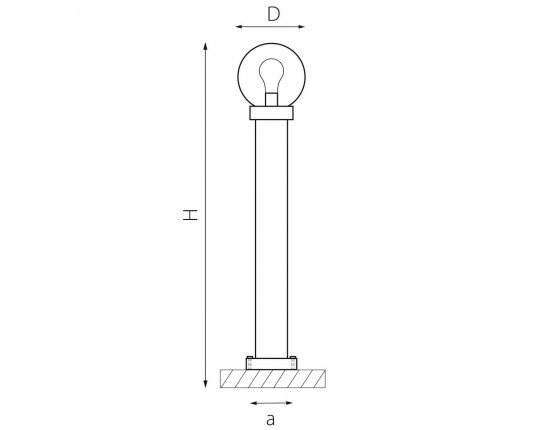 Уличный светильник Lightstar Bolla 373710