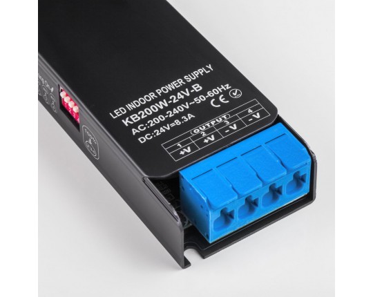 Тросовая система 10м и блок питания на 200W (max мощность ленты 18.6W/метр) Corda Lightstar (418010+418990+424200) 200CORDA10