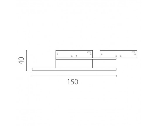 Светильник отраженного света 24V 5W 200° 3000K, черный Linea Lightstar 236137