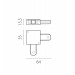 Угловое соединение для трека к 50202X-P, 50203X-P Lightstar Barra 502126-P