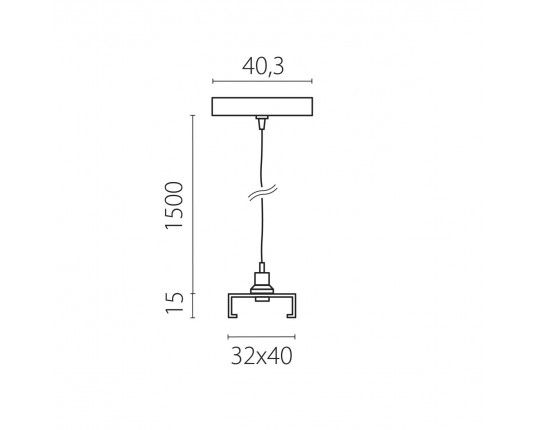 Подвес стандартный тип D треку 5040xx-(F)/(R) 1,5 м Quattro Lightstar 504177-FR1 Подвес стандартный тип D треку 5040xx-(F)/(R) 1,5 м Quattro Lightstar 504177-FR1