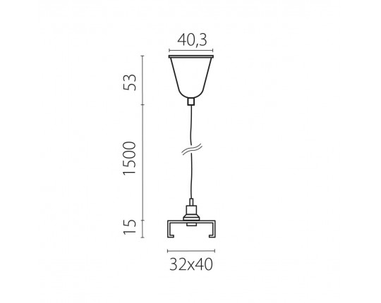 Подвес стандартный тип D треку 5040xx-(F)/(R) 1,5 м Quattro Lightstar 504176-FR1 Подвес стандартный тип D треку 5040xx-(F)/(R) 1,5 м Quattro Lightstar 504176-FR1