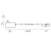Блок питания 24V в розетку с подводом питания (506005+506197) к трекам Lightstar Linea 48W LP48W506197 Блок питания 24V в розетку с подводом питания (506005+506197) к трекам Lightstar Linea 48W LP48W506197