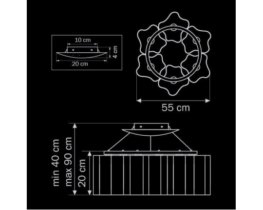 Подвесная люстра Lightstar Nubi 802160