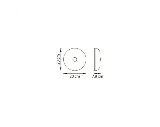 Светильник настенно-потолочный (Бра) 10W 3000K хром Catania Lightstar 689614
