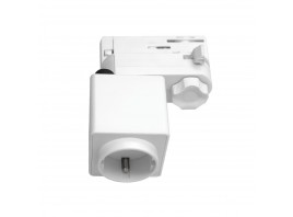 Адаптер для светильника с розеткой Shuko к треку 5030xx-R/5040xx-(F)/(R) Lightstar Quattro 594006-WSA