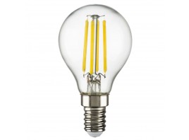 Лампа светодиодная филаментная Lightstar LED Filament E14 6W 4000K груша прозрачная 933804