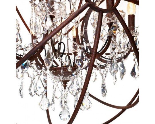 Подвесная люстра Loft IT Foucaults Orb Crystal Loft1897/8