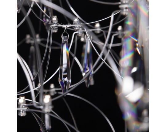 Подвесная светодиодная люстра Loft IT Mira 10259/800 Silver Asfour