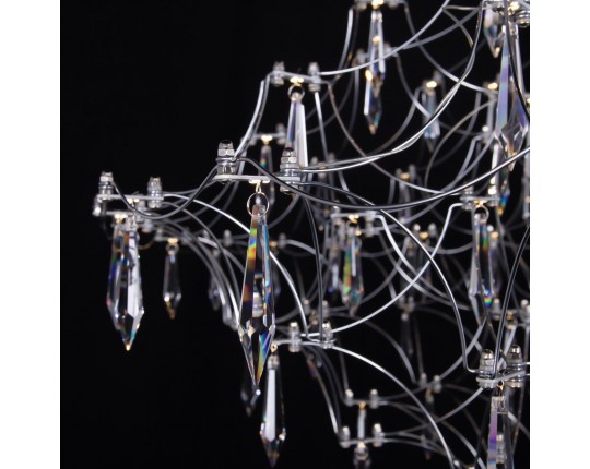 Подвесная светодиодная люстра Loft IT Mira 10259/800 Silver Asfour