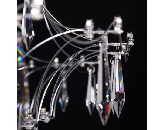 Подвесная светодиодная люстра Loft IT Mira 10259/800 Silver Asfour