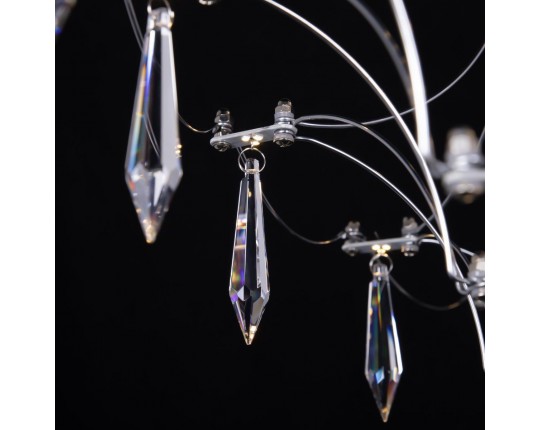 Подвесная светодиодная люстра Loft IT Mira 10259/800 Silver Asfour